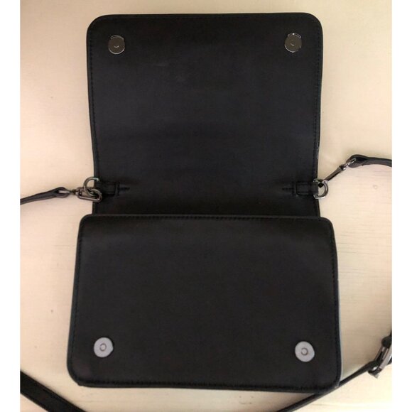 TORY BURCH Handbag Britten Printed Patent Combo Crossbody - Picture 13 of 15